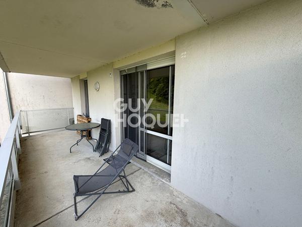Bregille, appartement 45 m² balcon parking