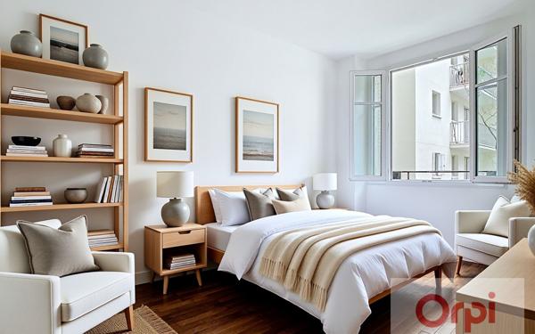 Appartement à vendre    2 pièces • 45,50 m2 Paris 15