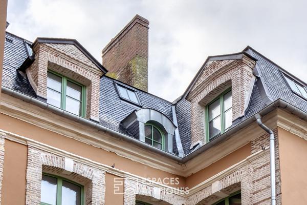Appartement loft sous combles en coeur de ville avec Rooftop