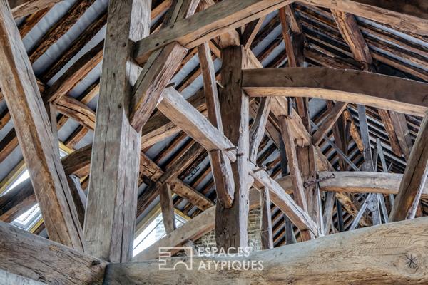 Appartement loft sous combles en coeur de ville avec Rooftop