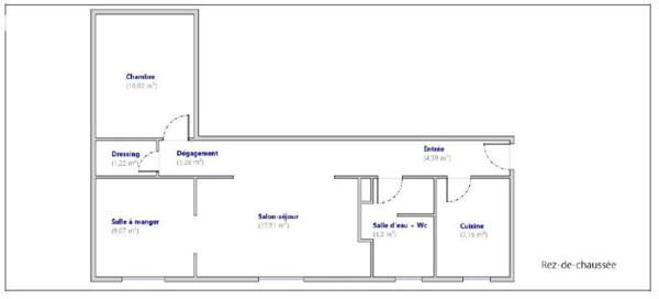 Appartement 55 m² PARIS 12ème
