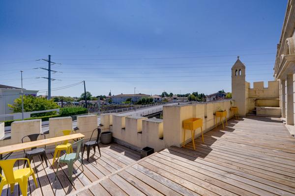 Talence (33400) Bureau à louer - cour extérieure - terrasse