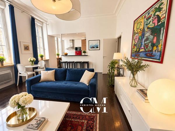 Appartement en pierre de 62 m², saint Seurin, jardin public