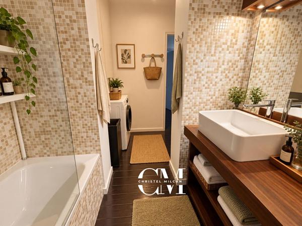 Appartement en pierre de 62 m², saint Seurin, jardin public