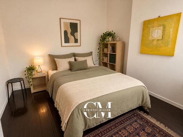 Appartement en pierre de 62 m², saint Seurin, jardin public