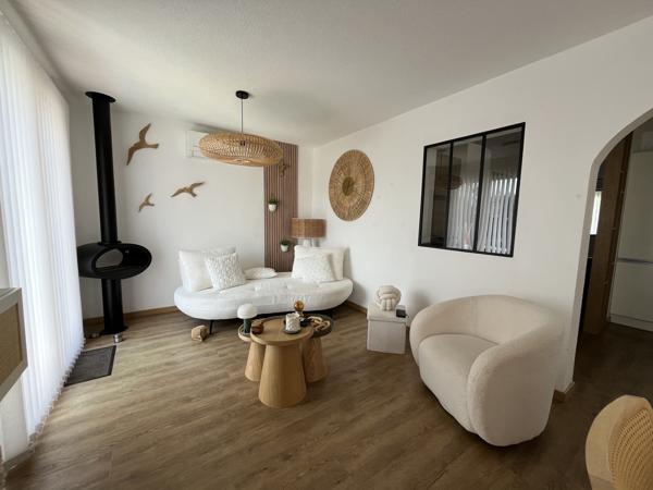 NARBONNE-PLAGE – VILLA T4 AVEC PISCINE, TERRASSES & GARAGE