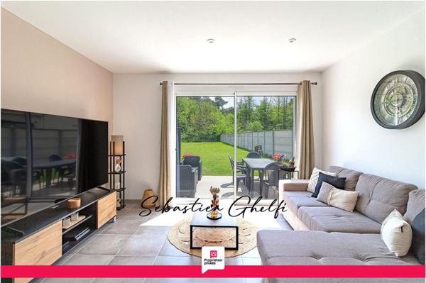 maison de plain-pied avec 3 chambres cellier grand terrain de 1860 m²