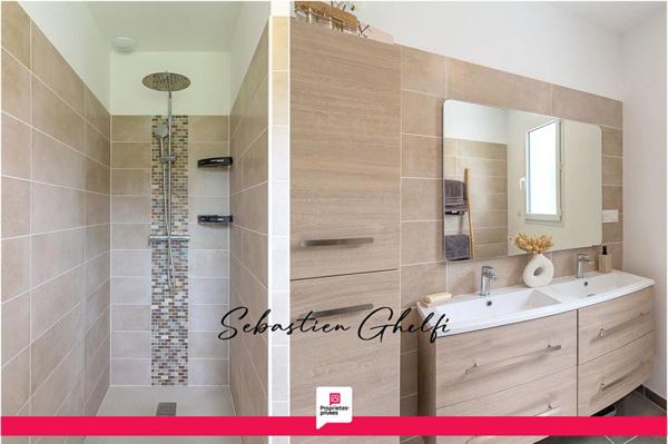 maison de plain-pied avec 3 chambres cellier grand terrain de 1860 m²