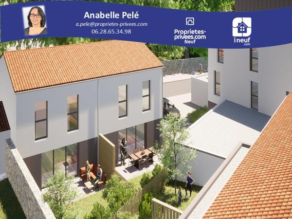 Aizenay 85190, Maison de ville, 3 chambres, 78 m² + terrasse + jardin