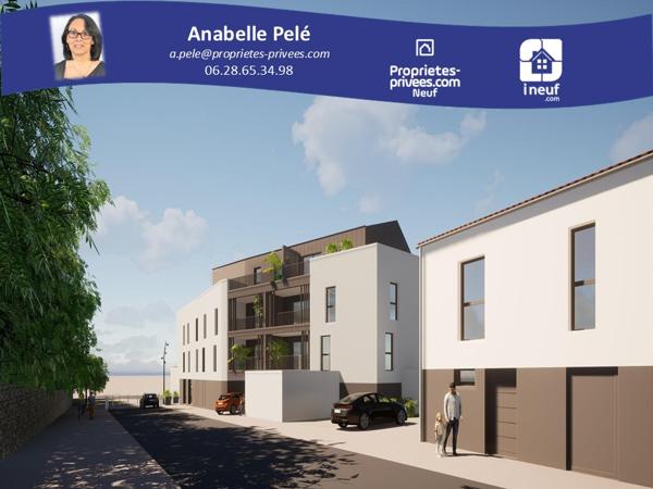 Aizenay 85190, Maison de ville, 3 chambres, 78 m² + terrasse + jardin