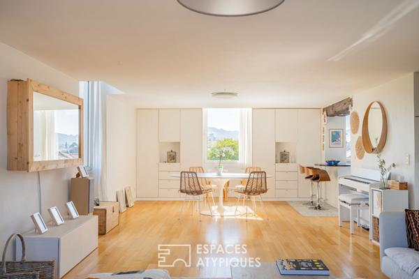 Triplex en dernier étage avec vue dégagée, Mazargues, Marseille