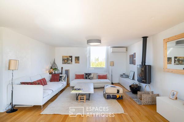 Triplex en dernier étage avec vue dégagée, Mazargues, Marseille