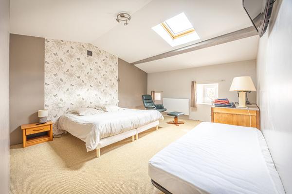 Propriété d'exception avec gîte, dépendances et étang privé à 6 min de Niort!