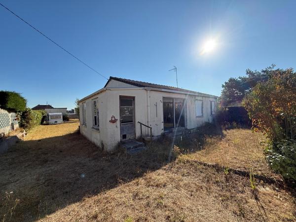Maison 60m2 avec terrain de 721m2 proche plage
