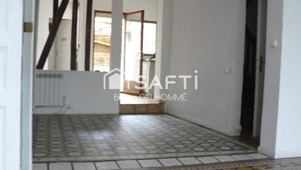 Maison centre ville 97M², 5 pièces, cour intérieur