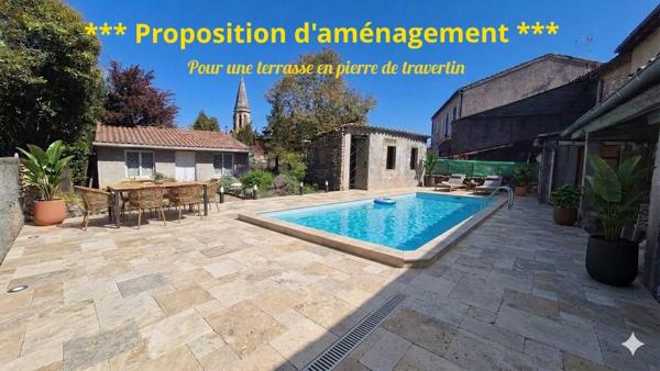 À vendre - Maison mitoyenne 1 côté, 6 pièces située à Condom (32100)
