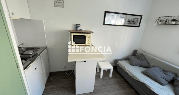 Location Studio meublé 15.09 m² - Nice 06200