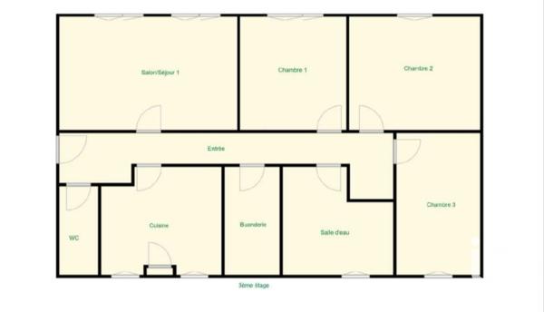 Appartement à vendre 4 pièces 92 m² Elbeuf