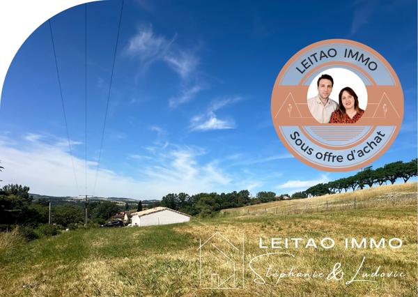 Graulhet (81300) Terrain à bâtir 610 m² borné G1 faite