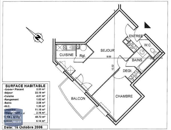 Appartement à vendre 2 pièces 47.1m² Forbach (57600)