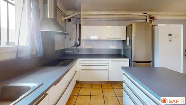 Maison 137m2, 5 pièces, 4 chambres, garage et jardinet