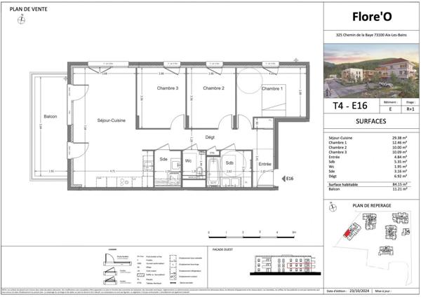 Appartement à vendre 4 pièces 84 m² Aix-les-Bains