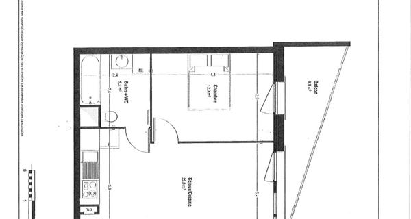 Location Appartement 2 pièces 42.2 m² - Lens 62300
