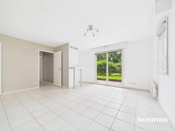 Appartement T3 de 66,40 m2 avec jardin terrasse et privatif de 86 m2 - quartier Quartier Cité des Congrès à Nantes