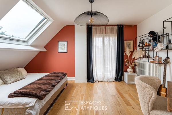 Verneuil-sur-Seine : rare maison A/A et piscine en centre-ville