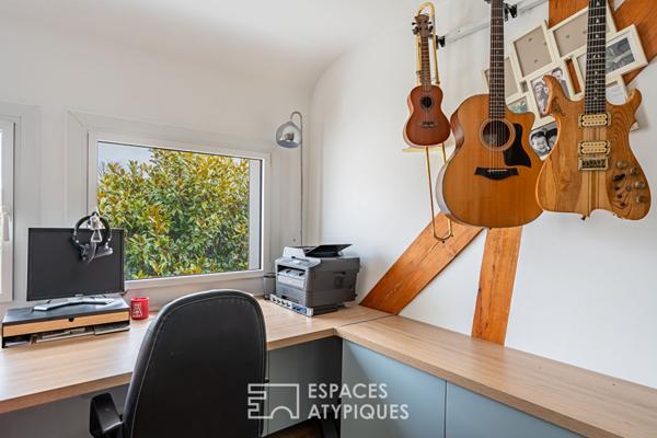 Verneuil-sur-Seine : rare maison A/A et piscine en centre-ville