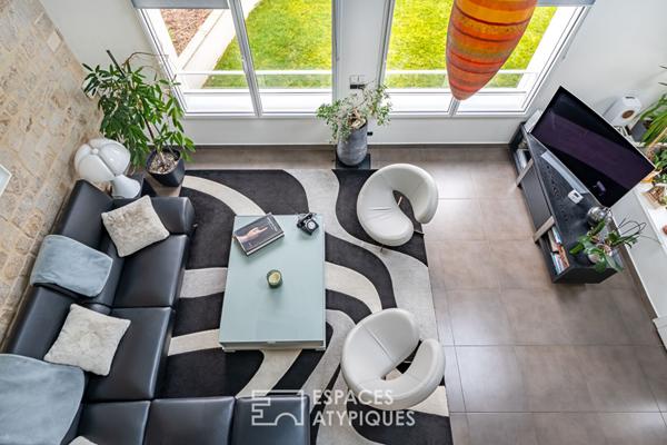 Verneuil-sur-Seine : rare maison A/A et piscine en centre-ville