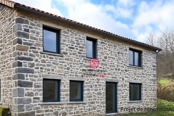 Grange à vendre à réhabiliter à Mazaye  1550m² de terrain