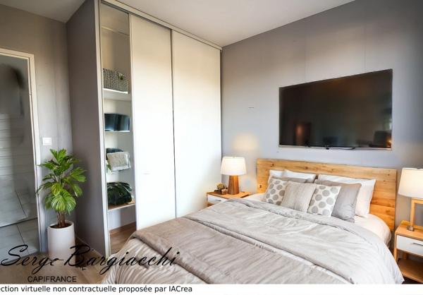 A Douai (59), Appartement en résidence de type 3, 67m², 2 chambres, balcon et parking