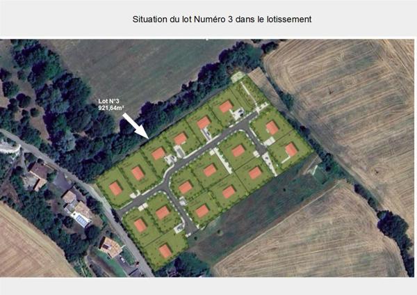 Terrain - 921 m² Exclusivité