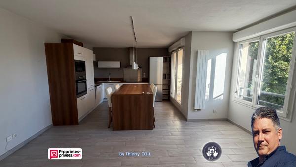 RARE SUR LE SECTEUR  APPARTEMENT T3 EN REZ-DE-JARDIN AVEC EXTÉRIEURS & GARAGE SAINT-PRIEST