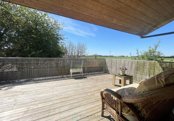 MAISON D’ARCHITECTE OSSATURE BOIS, 165M² SUR UNE PARCELLE DE +/- 1 400 M²