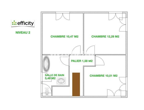 Maison 4 pièces - 95 m²