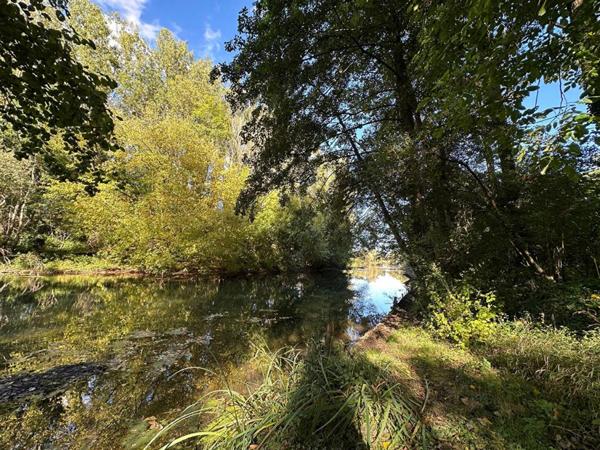 MAISON de CHARME AVEC PONTON PRIVE SUR LE LOING - TERRAIN d'environ 6000 m2 dont parcelle constructible - 10 mn de MONTARGIS