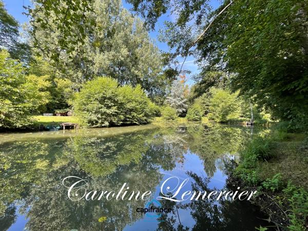 Maison à vendre 4 pièces proche Bonnetable (72) chalet d habitation 3 chambres, plan d ' eau terrain 5000 m²