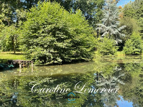 Maison à vendre 4 pièces proche Bonnetable (72) chalet d habitation 3 chambres, plan d ' eau terrain 5000 m²