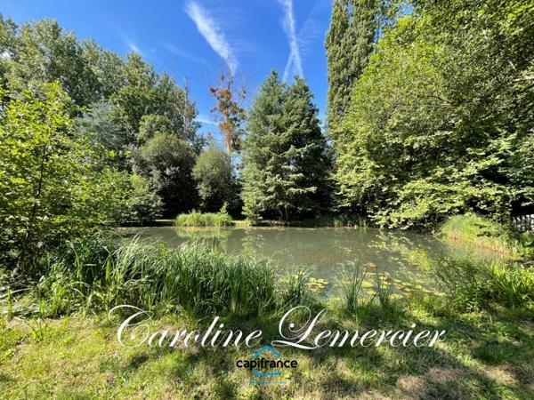 Maison à vendre 4 pièces proche Bonnetable (72) chalet d habitation 3 chambres, plan d ' eau terrain 5000 m²