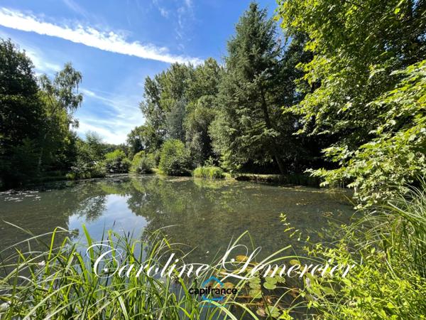 Maison à vendre 4 pièces proche Bonnetable (72) chalet d habitation 3 chambres, plan d ' eau terrain 5000 m²