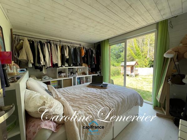 Maison à vendre 4 pièces proche Bonnetable (72) chalet d habitation 3 chambres, plan d ' eau terrain 5000 m²