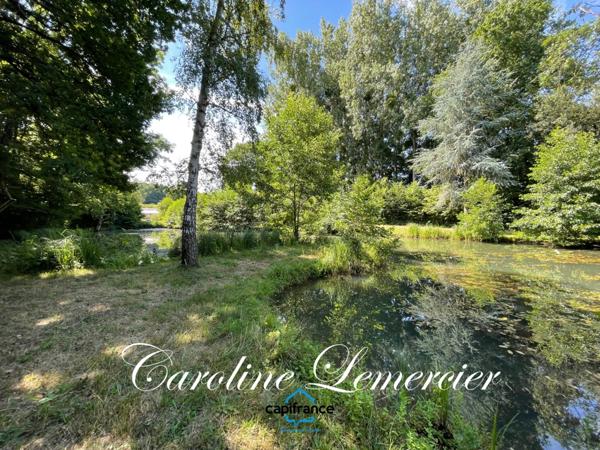 Maison à vendre 4 pièces proche Bonnetable (72) chalet d habitation 3 chambres, plan d ' eau terrain 5000 m²