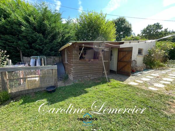 Maison à vendre 4 pièces proche Bonnetable (72) chalet d habitation 3 chambres, plan d ' eau terrain 5000 m²