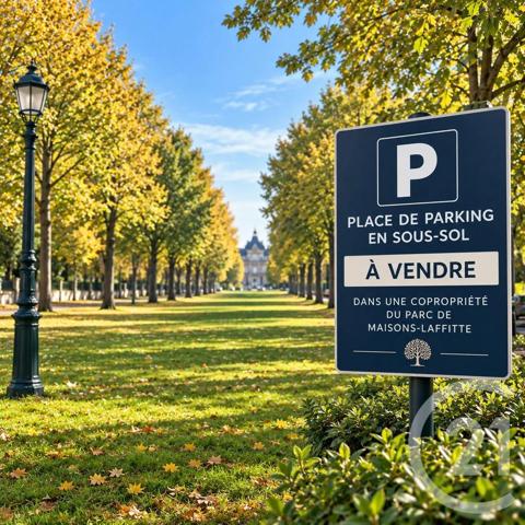Parking à vendre  13,90 m 2   MAISONS LAFFITTE  - 78