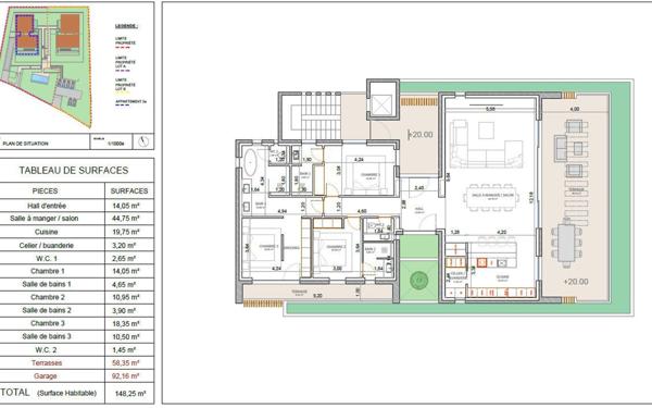 Appartement à vendre    4 pièces •  Sainte-Maxime