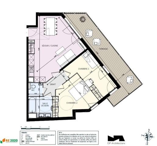 Appartement à vendre 3 pièces 68 m² Antibes