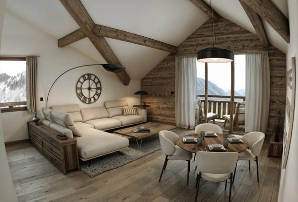 Appartement T3 cabine 61 m² Alpe d’Huez Village