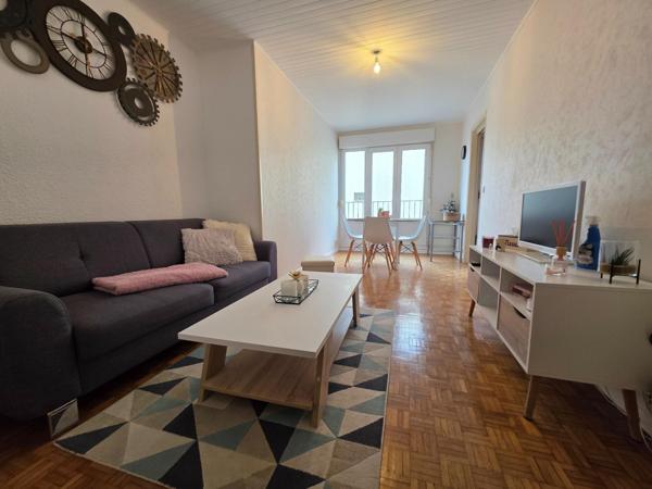 Appartement lumineux avec balcon, cave et stationnement – Quartier Jean Jaurès